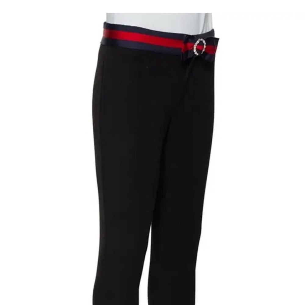 Gucci dress pants with CRYSTAL belted bow